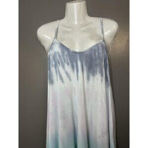 Raviya Dress Womens Medium Multicolor Tie Dye Hi Low Maxi Sundress Boho Beach